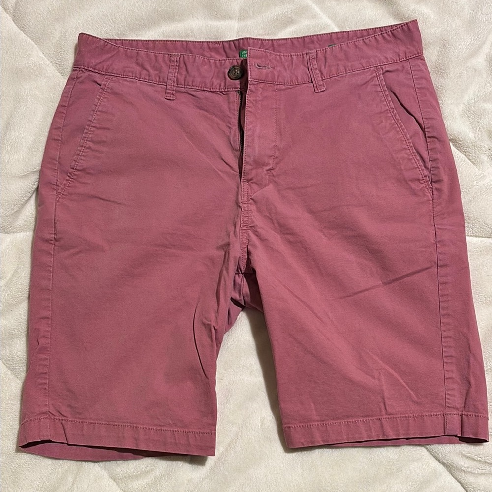 Men's Pink Casual Shorts